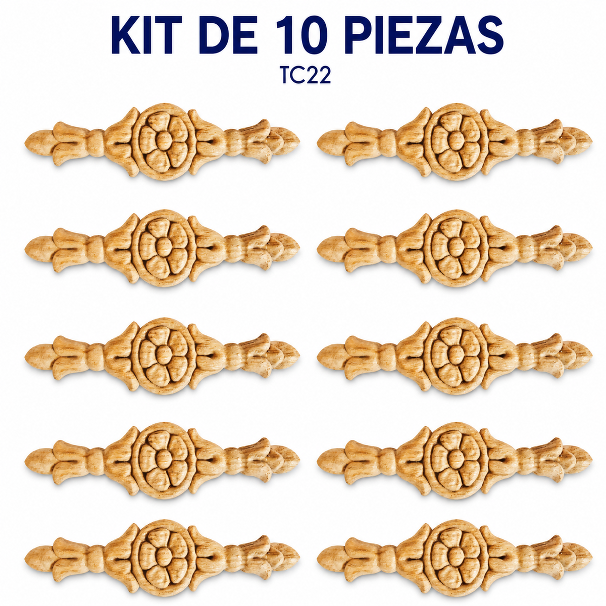 Kit de 10 Aplicaciones Decorativas TC22