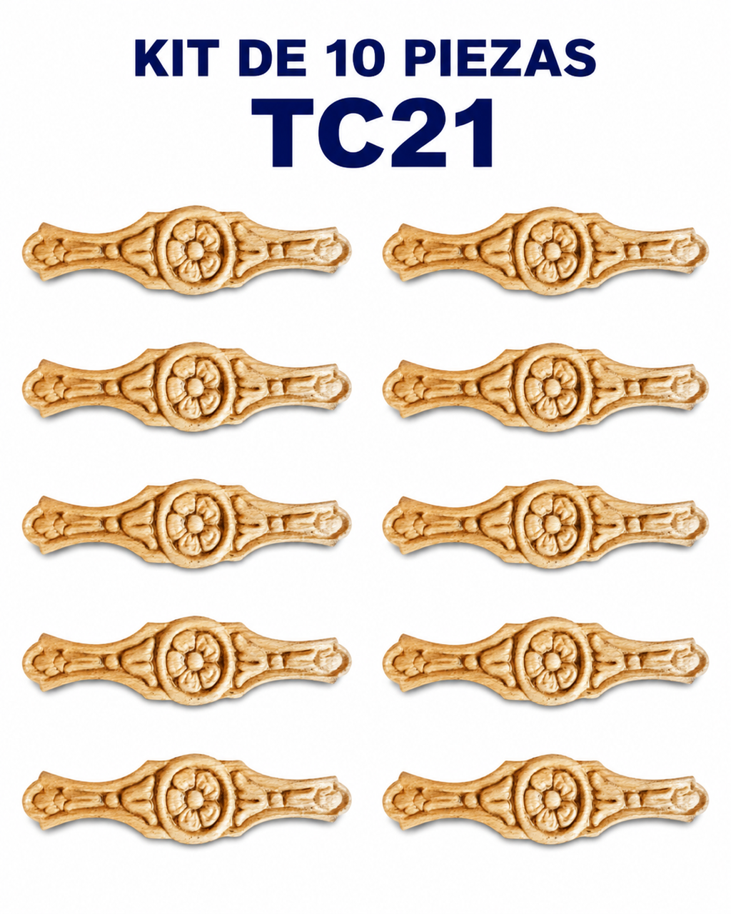 Kit de 10 Aplicaciones Decorativas TC21