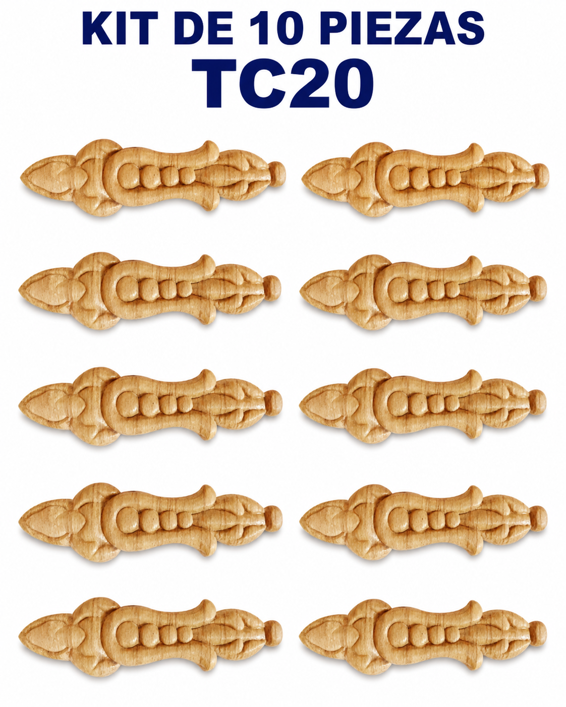 Kit de 10 Aplicaciones Decorativas TC20