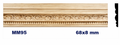 Moldura de madera grabada para mueble MM-95 – Kit de 2 piezas