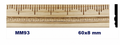 Moldura de madera grabada para mueble MM-93 – Kit de 2 piezas