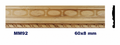 Moldura de madera grabada para mueble MM-92 – Kit de 2 piezas