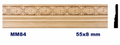 Moldura de madera grabada para mueble MM-84 – Kit de 2 piezas