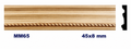 Moldura de madera grabada para mueble MM-65 – Kit de 2 piezas
