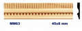 Moldura de madera grabada para mueble MM-63 – Kit de 2 piezas