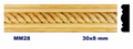Moldura de madera grabada para mueble MM-28 – Kit de 2 piezas