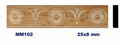Moldura de madera grabada para mueble MM-101 – Kit de 2 piezas