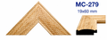 Moldura de madera grabada para marco MC279 – Kit de 2 piezas