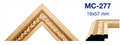 Moldura de madera grabada para marco MC277 – Kit de 2 piezas