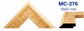 Moldura de madera grabada para marco MC276 – Kit de 2 piezas