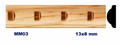 Moldura de madera grabada para mueble MM-03 – Kit de 2 piezas
