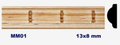 Moldura de madera grabada para mueble MM-01 – Kit de 2 piezas
