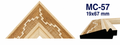 Moldura de madera grabada para marco MC57 – Kit de 4 piezas