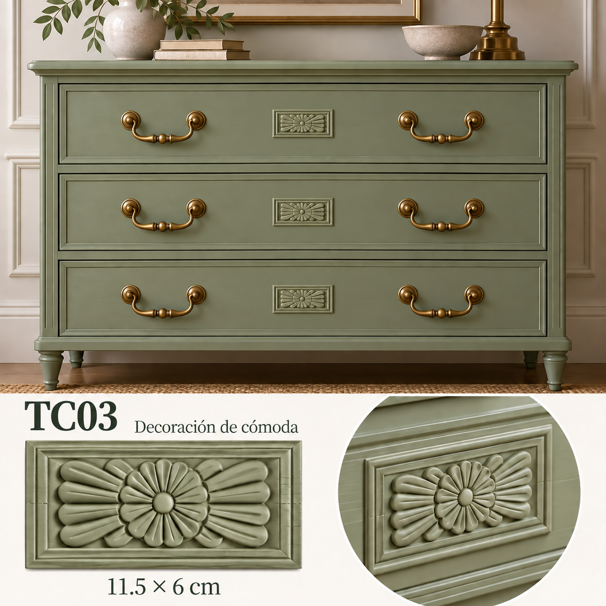 Kit de 5 Aplicaciones Decorativas TC03