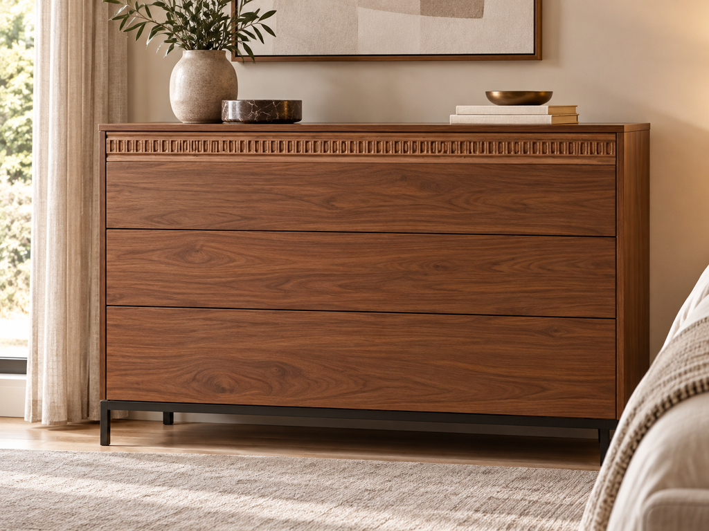 Moldura de madera grabada para mueble MM-53 – Kit de 4 piezas
