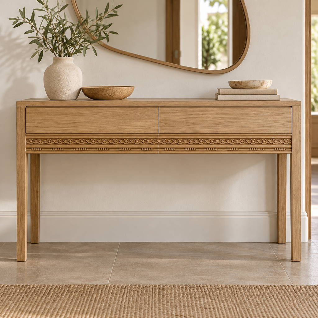 Moldura de madera grabada para mueble MM-86 – Kit de 4 piezas