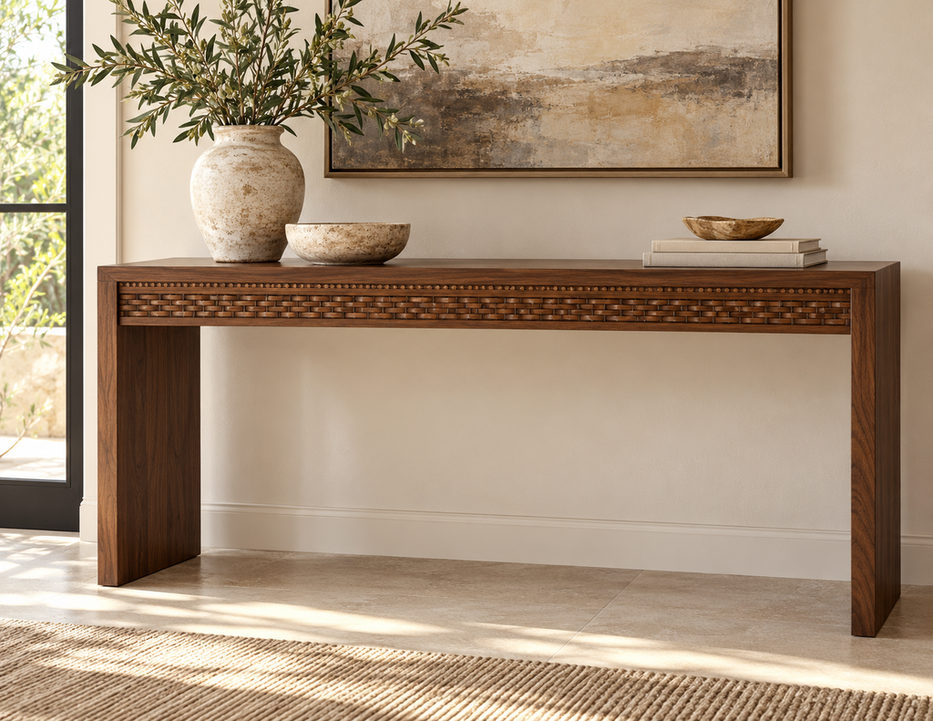 Moldura de madera grabada para mueble MM-138 – Kit de 4 piezas