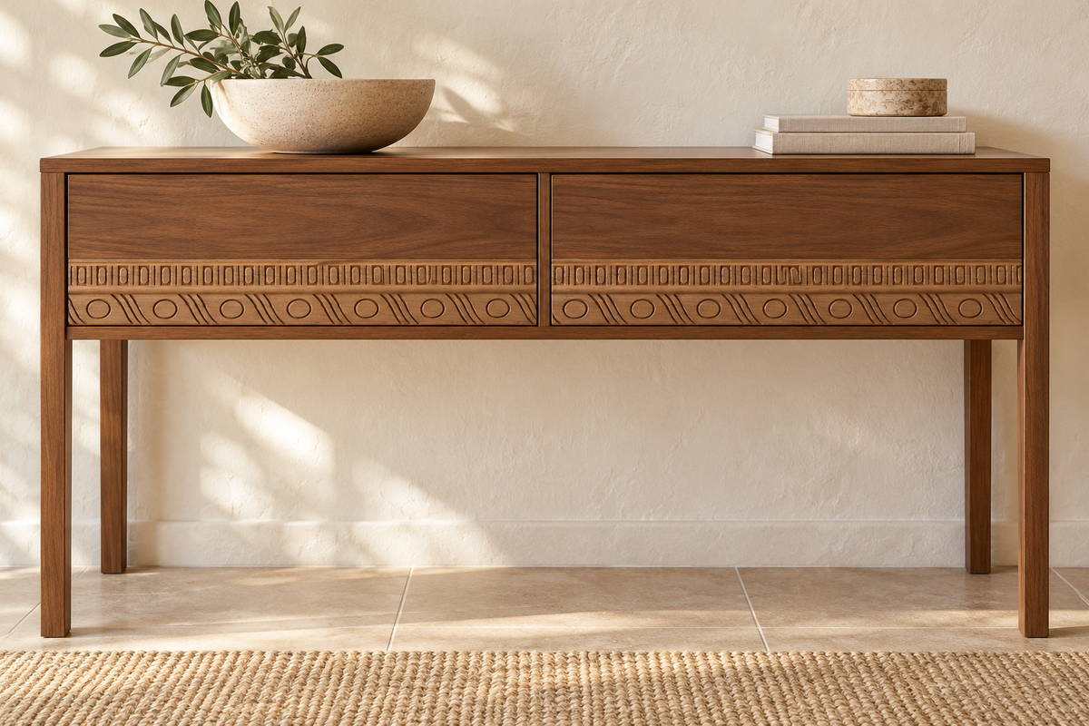 Moldura de madera grabada para mueble MM-69 – Kit de 4 piezas