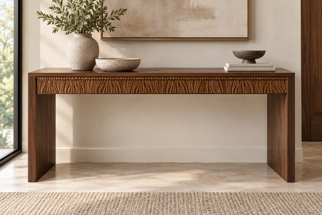 Moldura de madera grabada para mueble MM-137 – Kit de 4 piezas