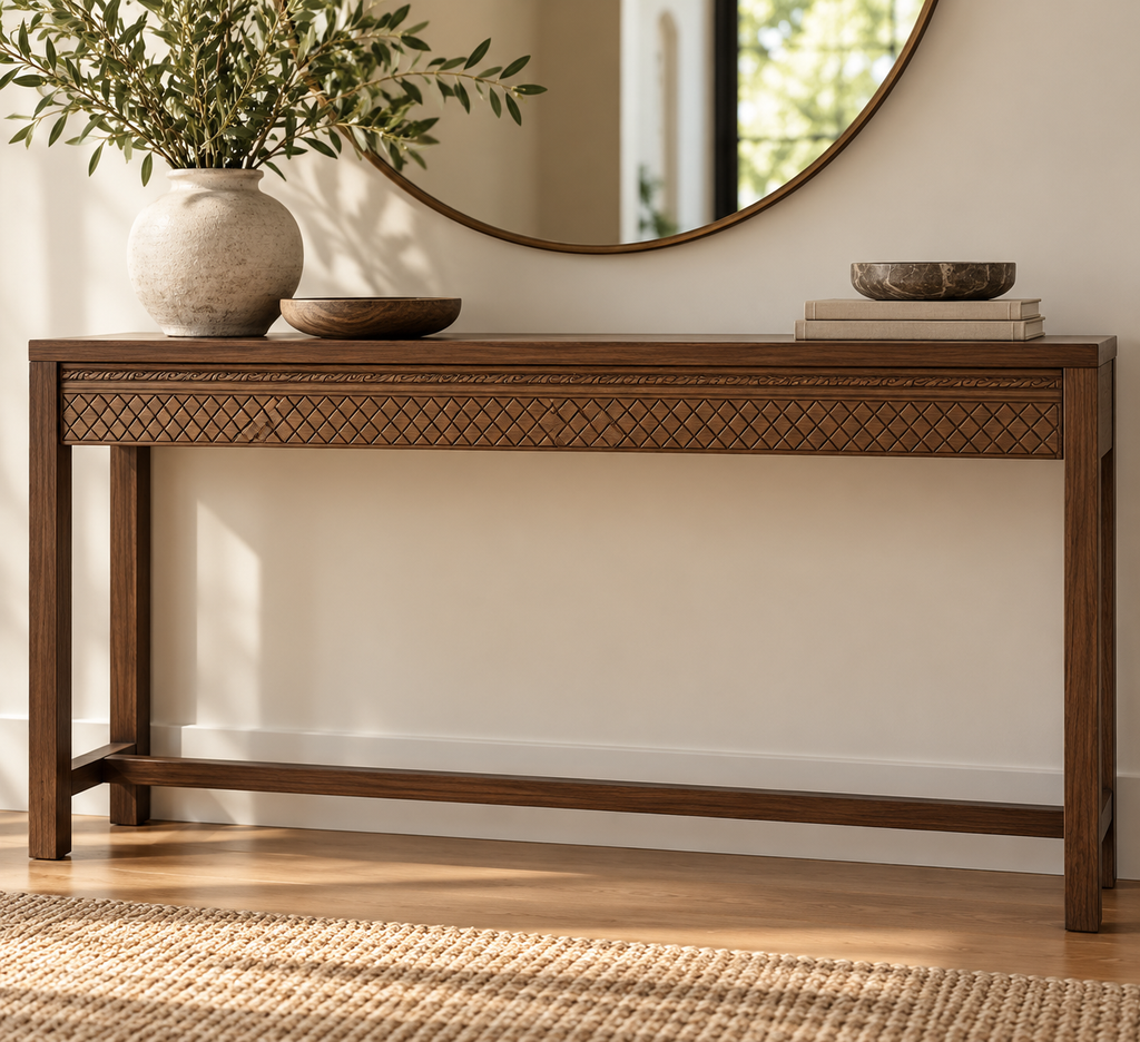 Moldura de madera grabada para mueble MM-140 – Kit de 4 piezas