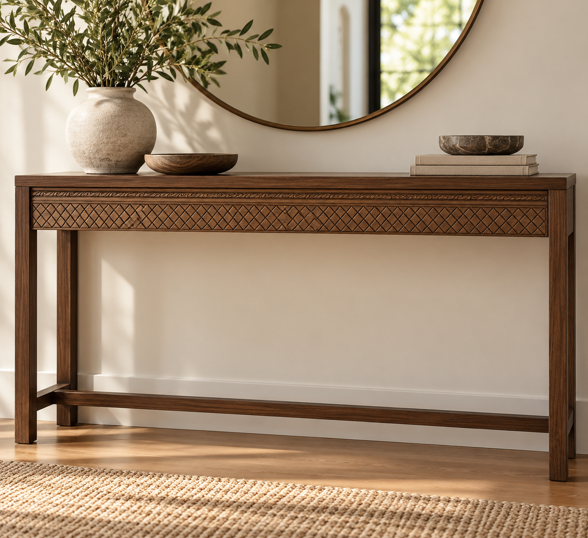 Moldura de madera grabada para mueble MM-140 – Kit de 4 piezas