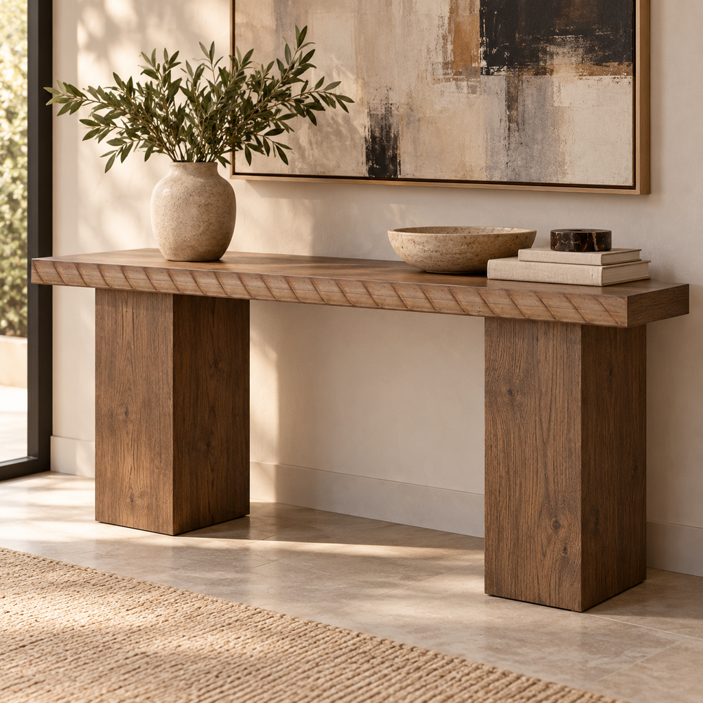 Moldura de madera grabada para mueble MM-119 – Kit de 4 piezas