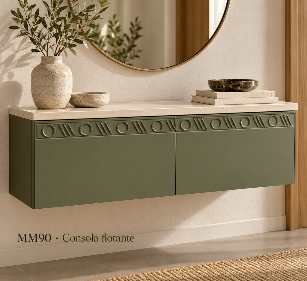Moldura de madera grabada para mueble MM-90 – Kit de 4 piezas