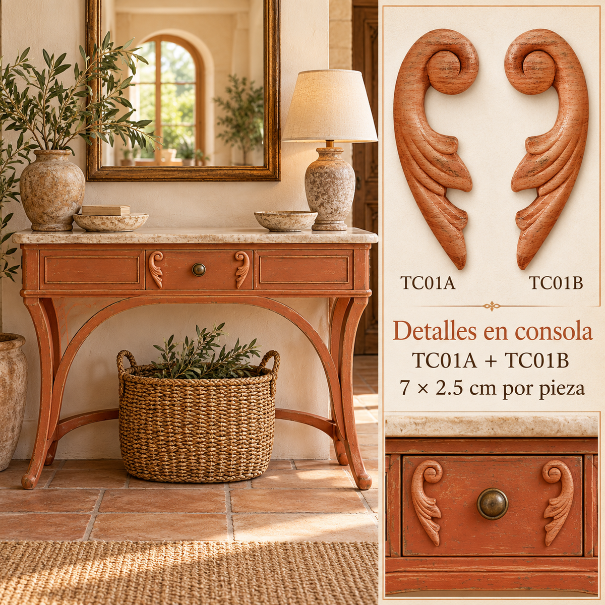 Kit de 10 pares de aplicaciones decorativas TC01