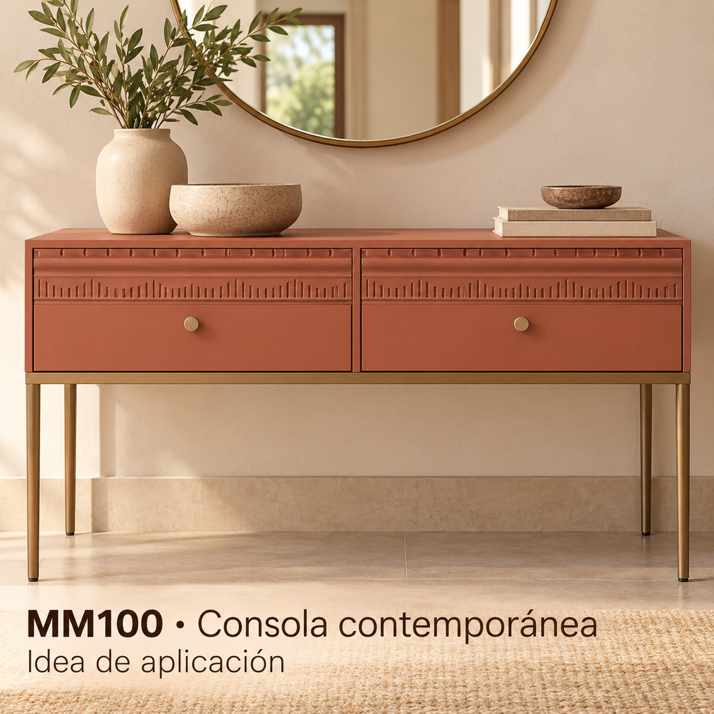 Moldura de madera grabada para mueble MM-100 – Kit de 4 piezas
