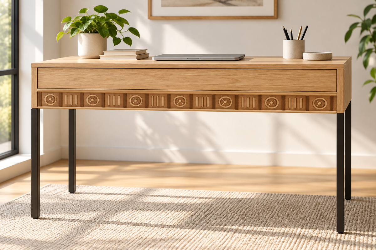 Moldura de madera grabada para mueble MM-54 – Kit de 4 piezas