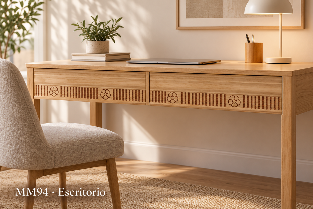 Moldura de madera grabada para mueble MM-94 – Kit de 4 piezas