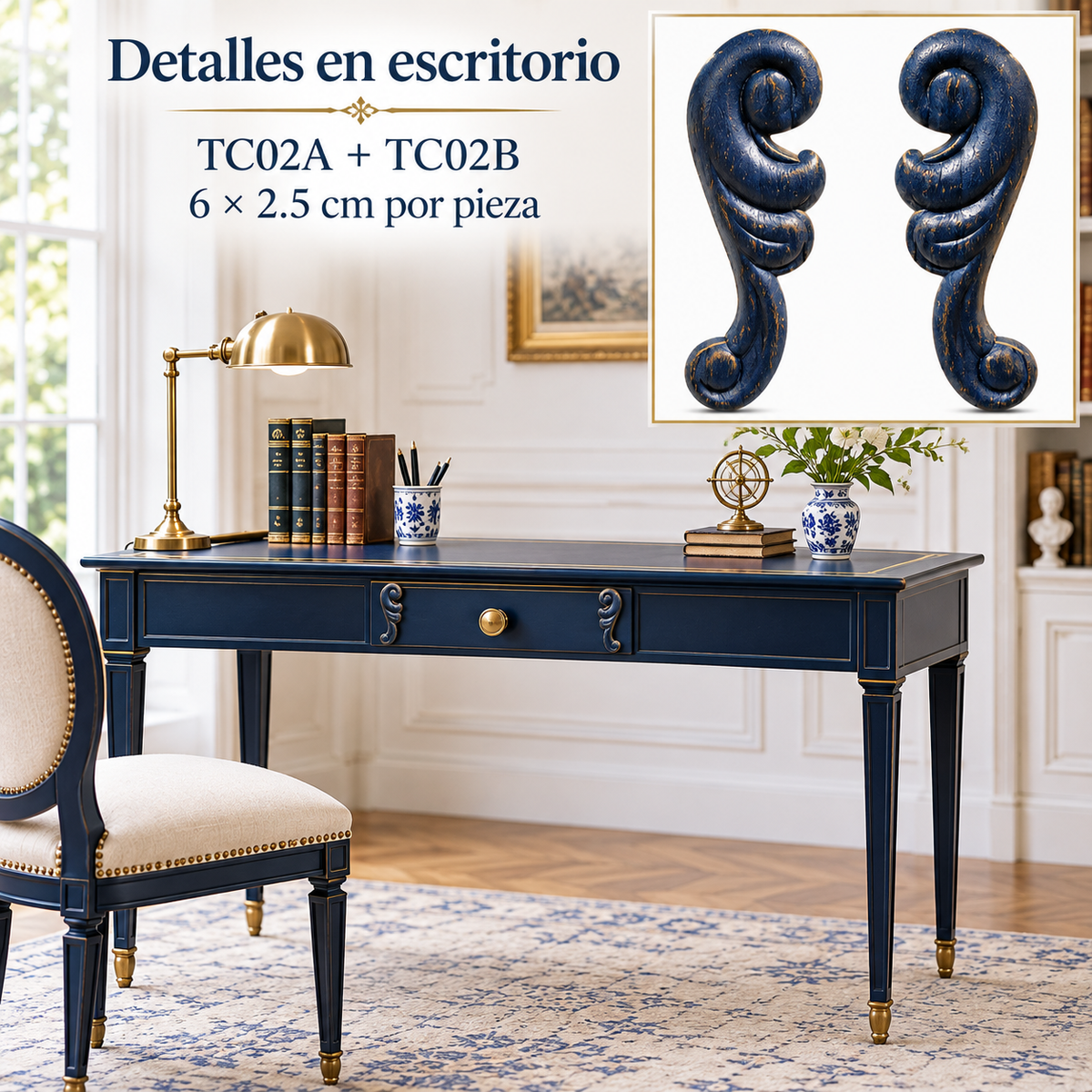 Kit de 10 pares de aplicaciones decorativas TC02