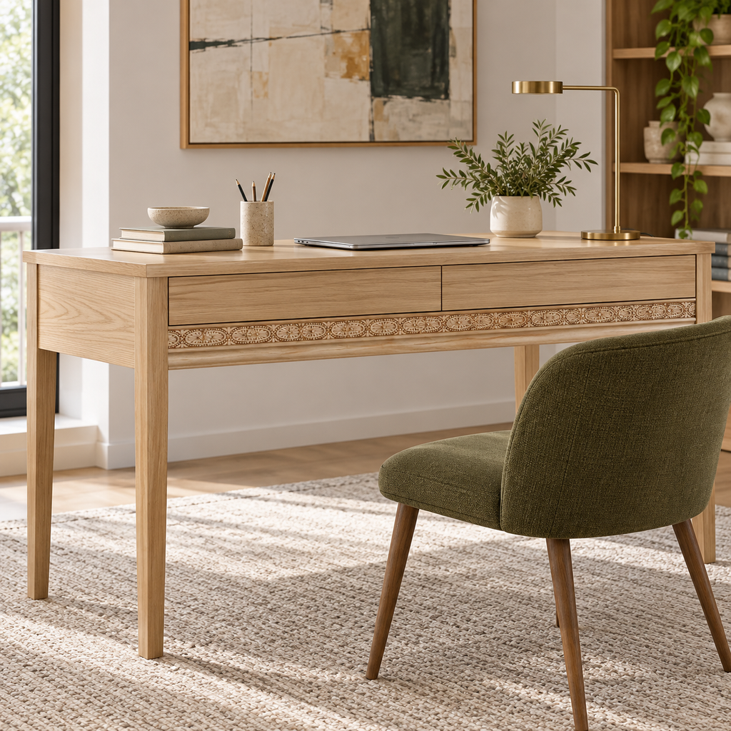 Moldura de madera grabada para mueble MM-84 – Kit de 4 piezas