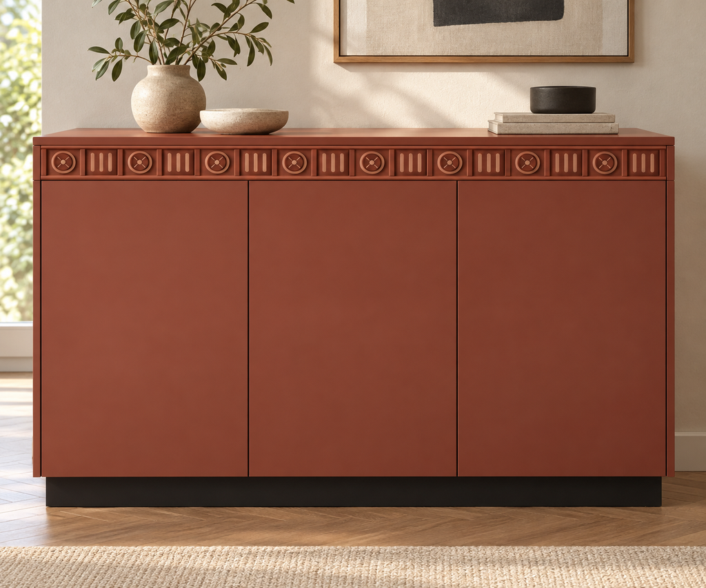 Moldura de madera grabada para mueble MM-54 – Kit de 4 piezas