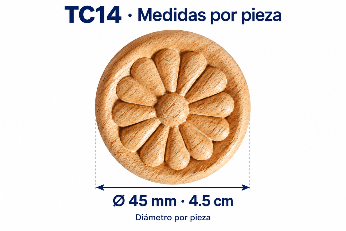 Kit de 15 Aplicaciones Decorativas TC14