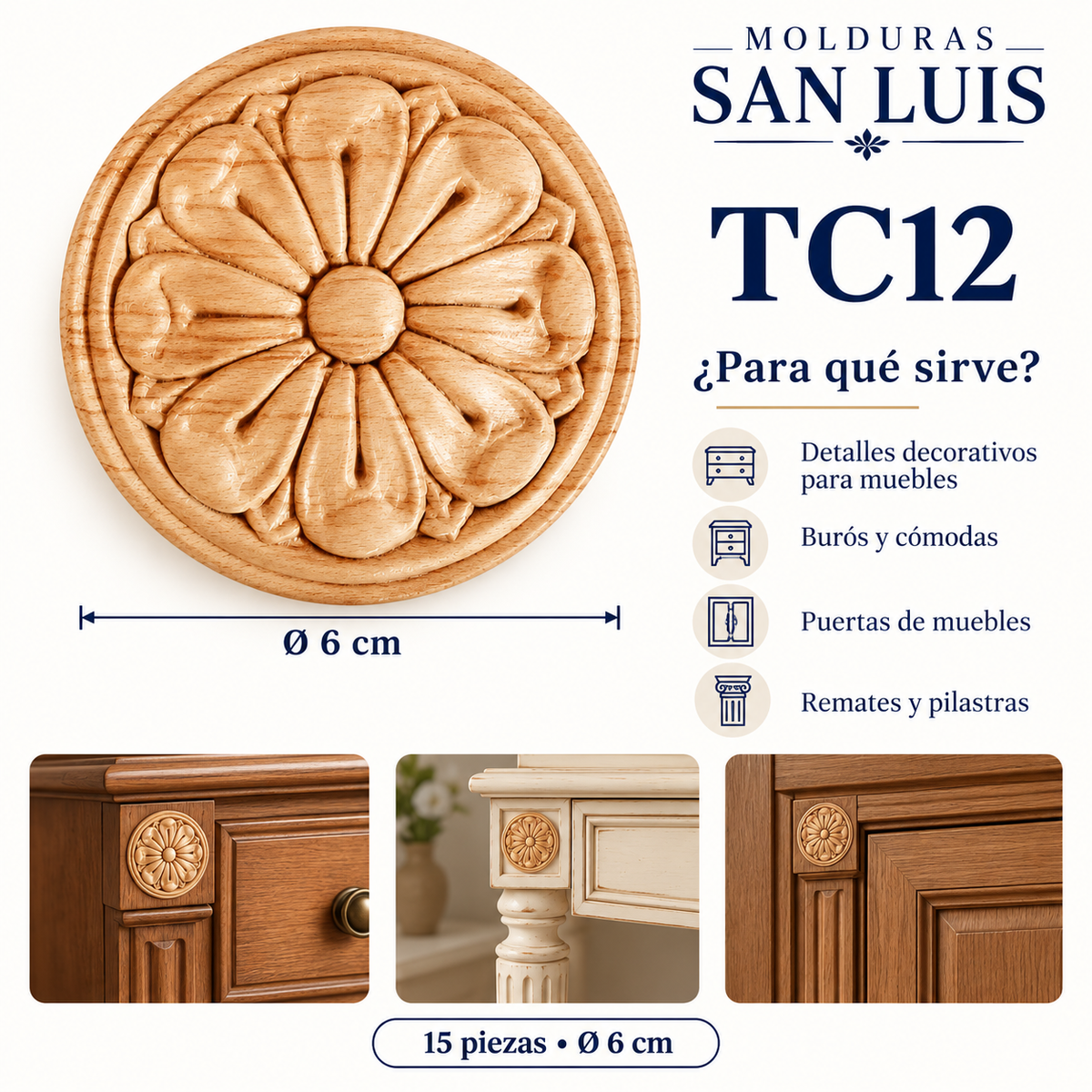 Kit de 15 Aplicaciones Decorativas TC12