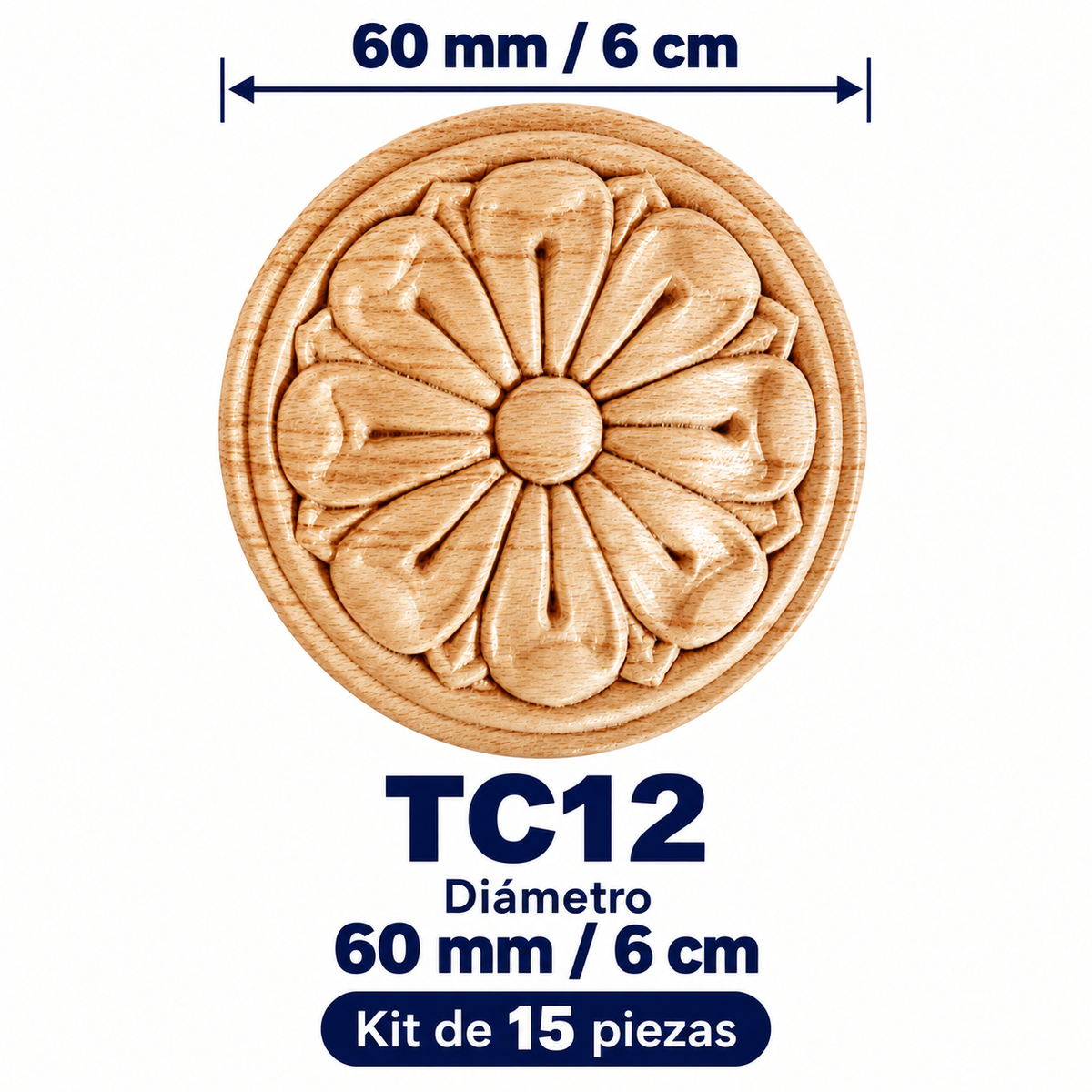Kit de 15 Aplicaciones Decorativas TC12