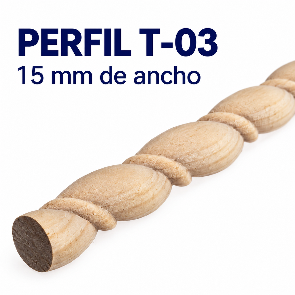 Kit 4 Bastones Trenzados T-03 de Madera | 55 cm c/u | Pino Natural para Proyectos DIY