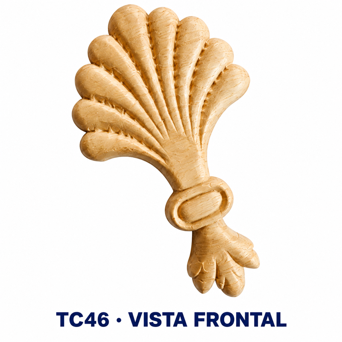 Kit de 10 aplicaciones decorativas de madera modelo TC46