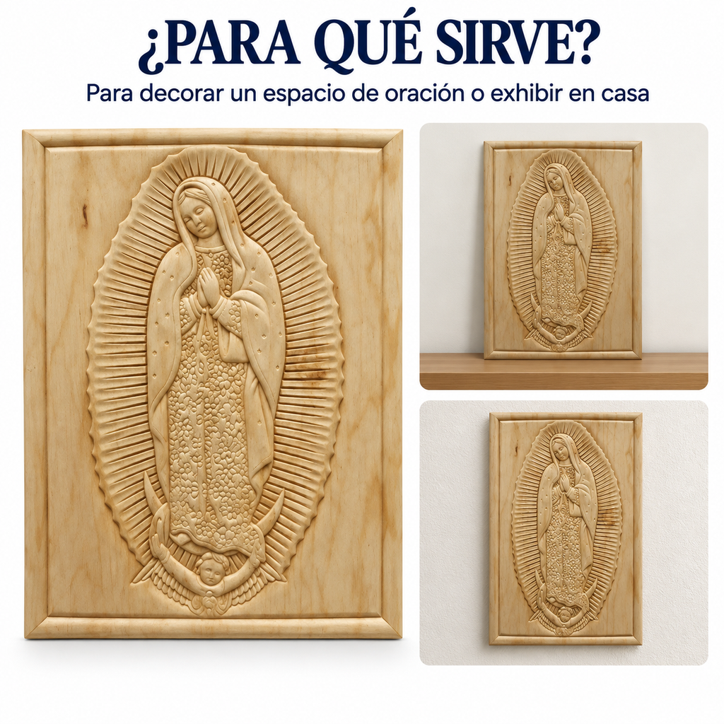 Figura Decorativa Virgen de Guadalupe