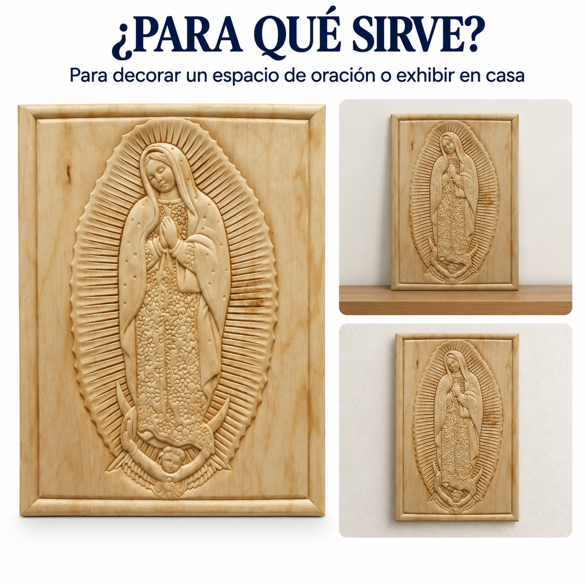 Figura Decorativa Virgen de Guadalupe