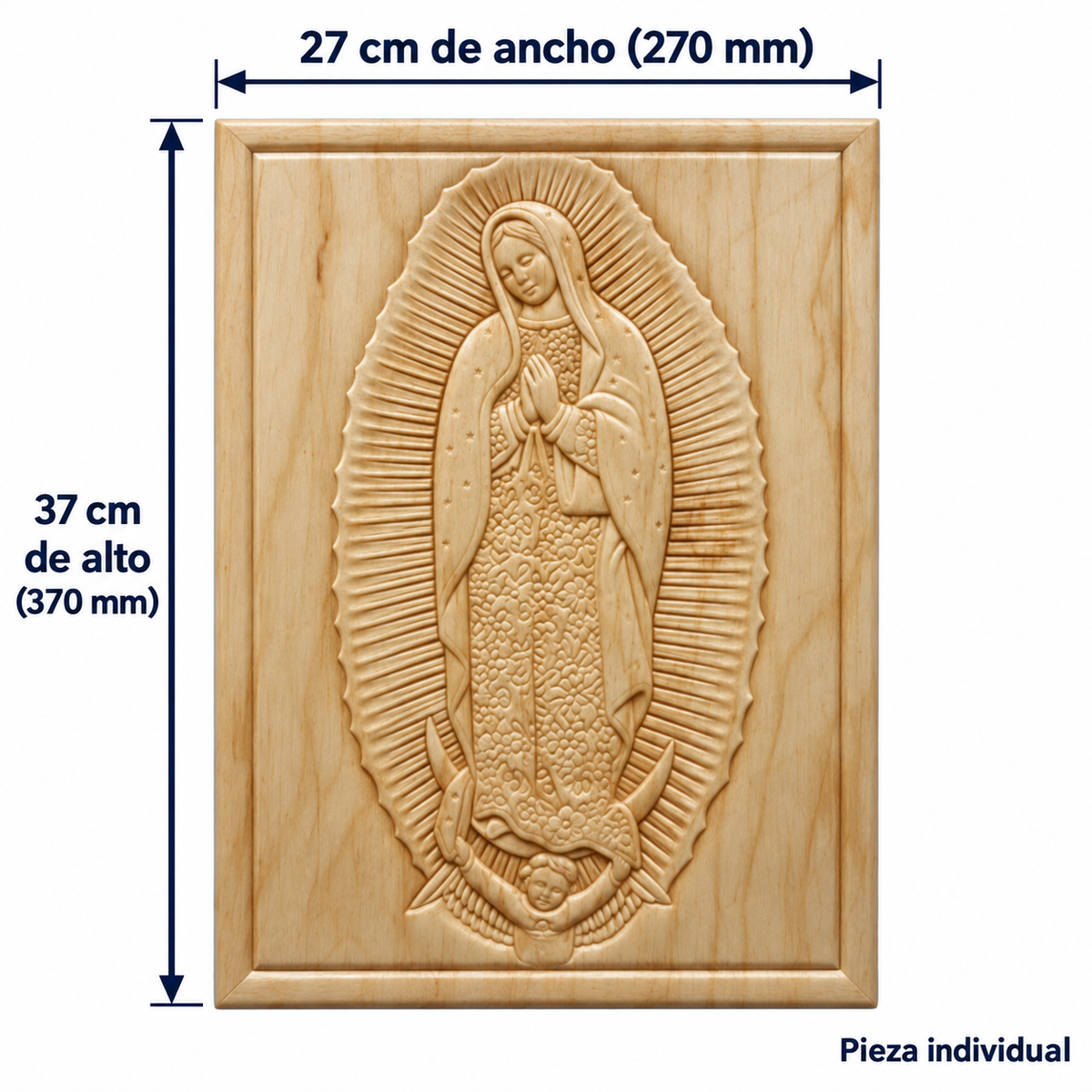 Figura Decorativa Virgen de Guadalupe