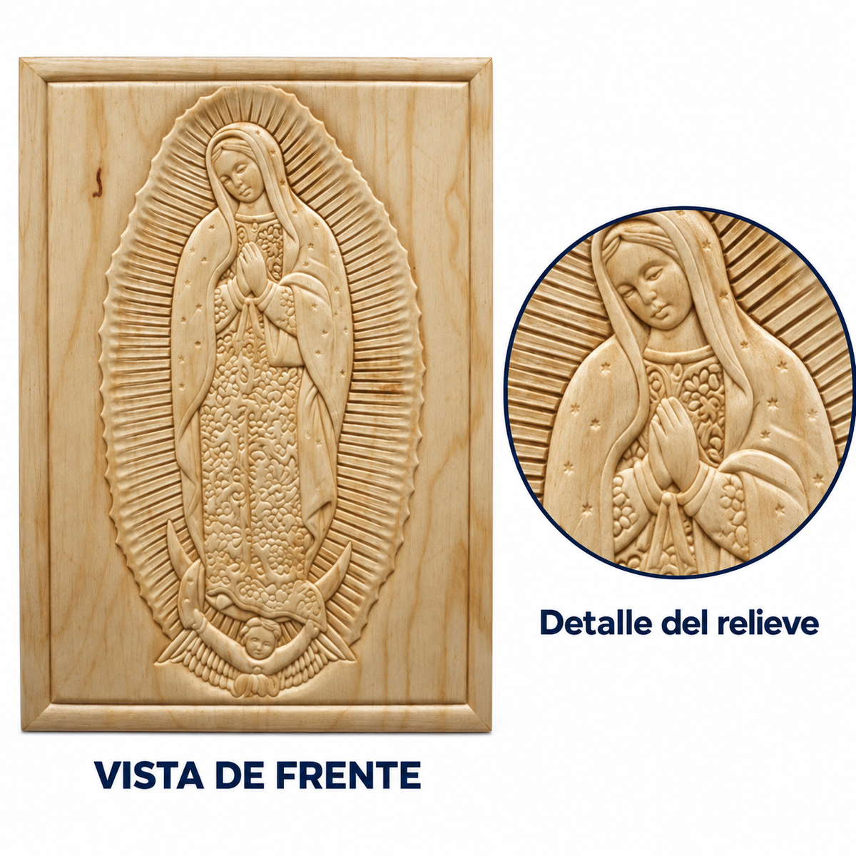 Figura Decorativa Virgen de Guadalupe