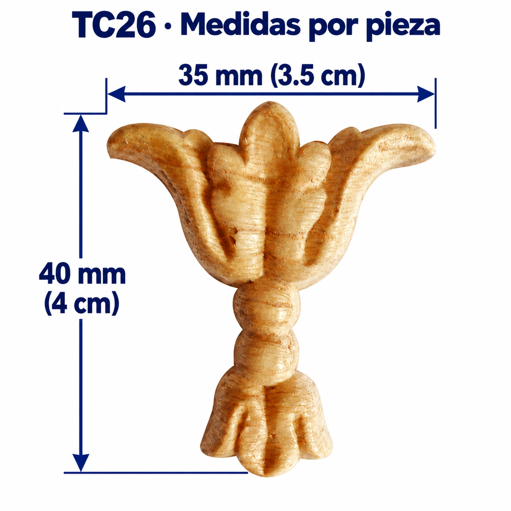 Kit de 20 Aplicaciones Decorativas TC26