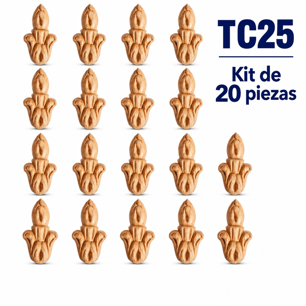 Kit de 20 Aplicaciones Decorativas TC25