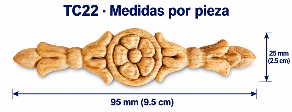 Kit de 10 Aplicaciones Decorativas TC22