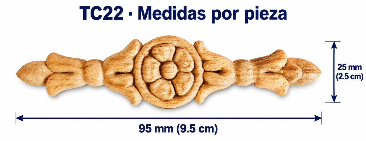Kit de 10 Aplicaciones Decorativas TC22