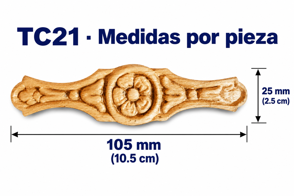 Kit de 10 Aplicaciones Decorativas TC21