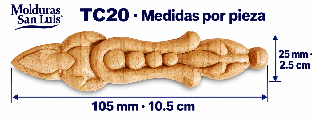Kit de 10 Aplicaciones Decorativas TC20
