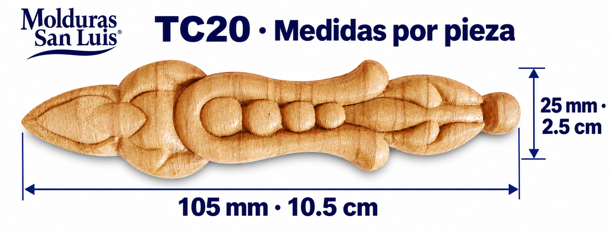 Kit de 10 Aplicaciones Decorativas TC20